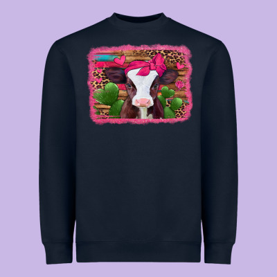 Valentines Day Baby Calf Heavyweight Sweatshirt Designed By Jasminsmagicworld