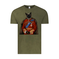 Vintage Olive Pet Portraits, Custom Pet Portraits, Renaissance Pet Portraits, Custom Vintage Tee - RanaPortraitStore