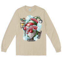 Mushroom merry Christmas gnome Long Sleeve Tee - CowhideDigitalArt
