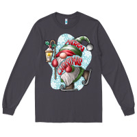 Smoke merry Christmas gnome Long Sleeve Tee - CowhideDigitalArt