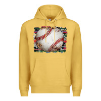 Antique Gold sports baseball background Premium Hoodie - Artiststas