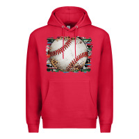 Cardinal sports baseball background Premium Hoodie - Artiststas