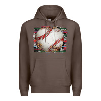 Coffee sports baseball background Premium Hoodie - Artiststas