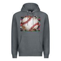 Rock sports baseball background Premium Hoodie - Artiststas