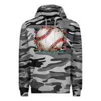 Slate Camo sports baseball background Premium Hoodie - Artiststas