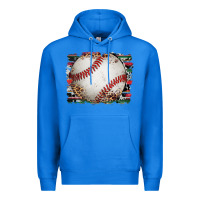 True Royal sports baseball background Premium Hoodie - Artiststas
