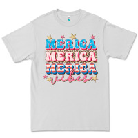 Dove Grey Merica vibes Premium Tee - FaDigitalArtStudio