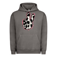 Pigment Tornado Black White Dalmatian Peace Sign Urban Hoodie - Jasminsmagicworld