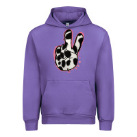 Tulip Black White Dalmatian Peace Sign Urban Hoodie - Jasminsmagicworld