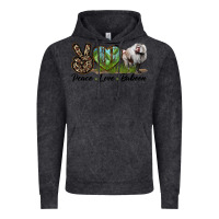 Vintage Arctic Leopard Peace Love Baboon Vintage Hoodie - LillyAllenDesigns