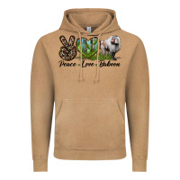Vintage Camel Leopard Peace Love Baboon Vintage Hoodie - LillyAllenDesigns