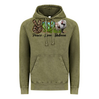 Vintage Olive Leopard Peace Love Baboon Vintage Hoodie - LillyAllenDesigns
