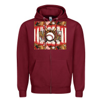 Burgundy baseball mom Zipper Hoodie - Jasminsmagicworld