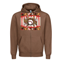 Chestnut baseball mom Zipper Hoodie - Jasminsmagicworld