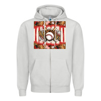 Dove Grey baseball mom Zipper Hoodie - Jasminsmagicworld