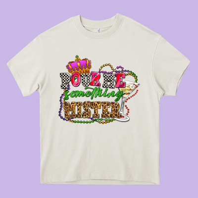 Pour Me Something Mister Olivia Heavy Core Tee Designed By Oliviacreatesart