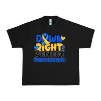 Black down right perfect down syndrome awareness Urban Heavy Tee - CowhideDigitalArt