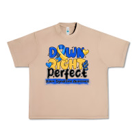 Down Right Perfect Down Syndrome Awareness Urban Heavy Tee | Teevron