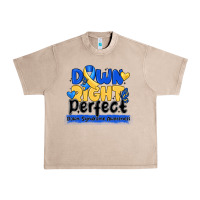 French Oak down right perfect down syndrome awareness Urban Heavy Tee - CowhideDigitalArt