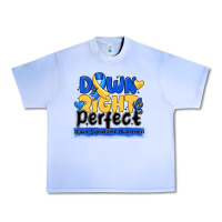 Grape Ice down right perfect down syndrome awareness Urban Heavy Tee - CowhideDigitalArt