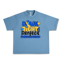Pebble Blue down right perfect down syndrome awareness Urban Heavy Tee - CowhideDigitalArt