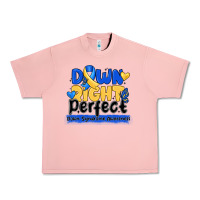 Salmon down right perfect down syndrome awareness Urban Heavy Tee - CowhideDigitalArt