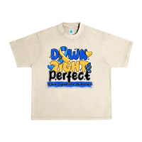 Sandshell down right perfect down syndrome awareness Urban Heavy Tee - CowhideDigitalArt
