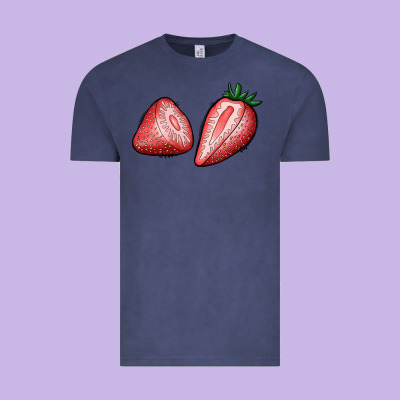 Strawberries Vintage Tee Designed By Bundleandbundleshop