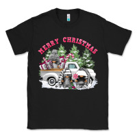 Black merry christmas gnomies Classic Tee - FaDigitalArtStudio