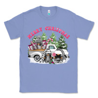 Colony Blue merry christmas gnomies Classic Tee - FaDigitalArtStudio