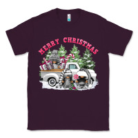Plum merry christmas gnomies Classic Tee - FaDigitalArtStudio