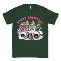 Sports Green merry christmas gnomies Classic Tee - FaDigitalArtStudio