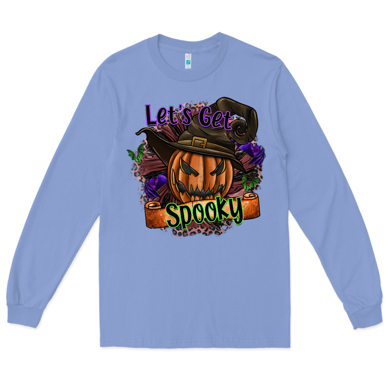 Lets Get Spooky Long Sleeve Tee by SublimationCraftShop | Teevron