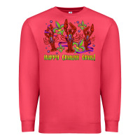Cardinal happy crawdi gras mardi gras carnival Premium Sweatshirt - Jasminsmagicworld