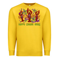 Lemon happy crawdi gras mardi gras carnival Premium Sweatshirt - Jasminsmagicworld