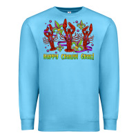 Ocean Blue happy crawdi gras mardi gras carnival Premium Sweatshirt - Jasminsmagicworld