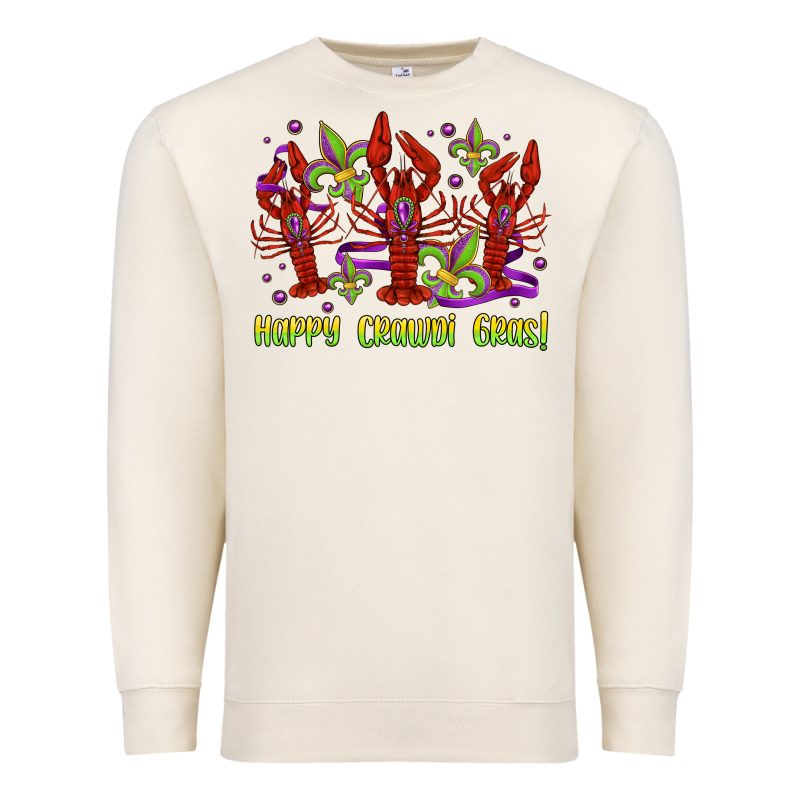 Happy Crawdi Gras Mardi Gras Carnival Premium Sweatshirt by Jasminsmagicworld | Teevron