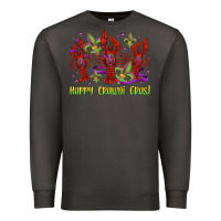 Smoke happy crawdi gras mardi gras carnival Premium Sweatshirt - Jasminsmagicworld