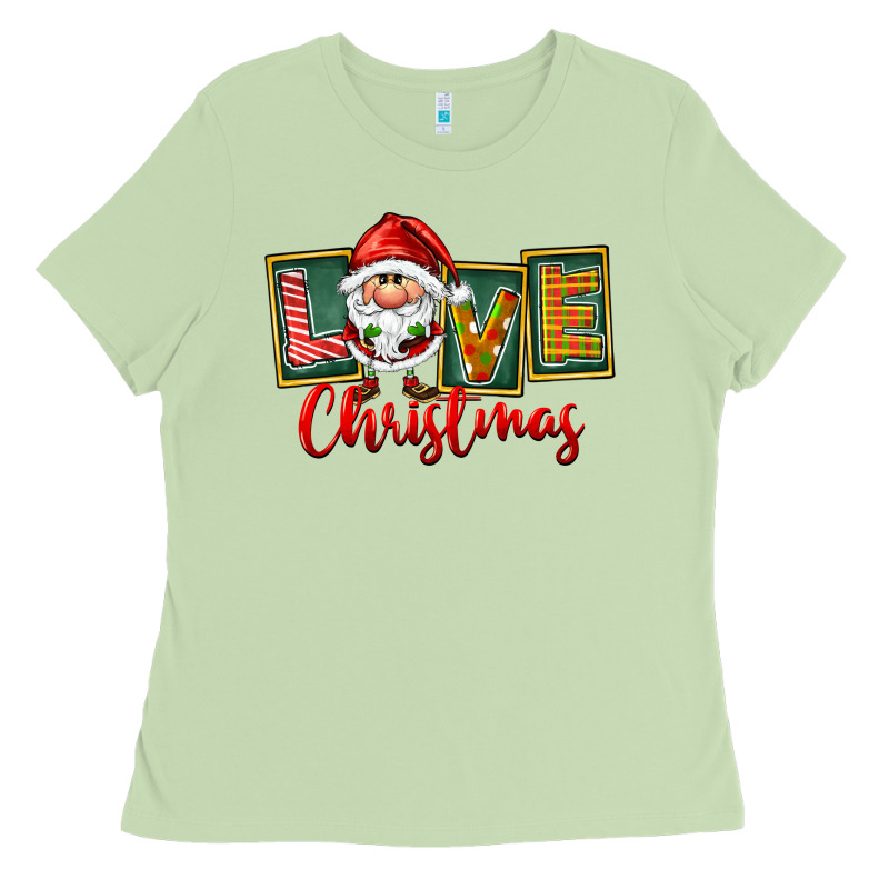 Love Christmas Gnome Santa Ladies Tee by FaDigitalArtStudio | Teevron