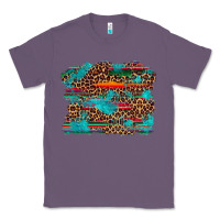 Lavender western serape leopard turquoise  background Classic Tee - Artiststas