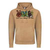Vintage Camel Peace Love Malayan Sun Bear Vintage Hoodie - LillyAllenDesigns