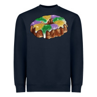 Navy Mardi gras king cake Heavyweight Sweatshirt - RanaPortraitStore