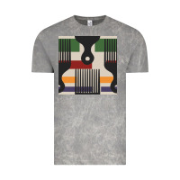 Cloud Rock afro comb seamless pattern Vintage Tee - BundleAndBundleShop