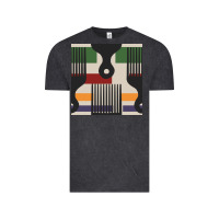 Vintage Black afro comb seamless pattern Vintage Tee - BundleAndBundleShop