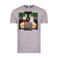 Vintage Zinc afro comb seamless pattern Vintage Tee - BundleAndBundleShop