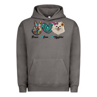 Pigment Tornado peace love pomeranian Urban Hoodie - RanaPortraitStore
