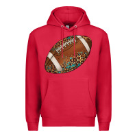 Cardinal western football leopard turquoise pattern Premium Hoodie - Artiststas