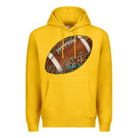 Lemon western football leopard turquoise pattern Premium Hoodie - Artiststas