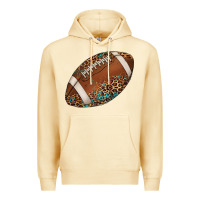 Pina Colada western football leopard turquoise pattern Premium Hoodie - Artiststas