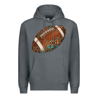 Rock western football leopard turquoise pattern Premium Hoodie - Artiststas